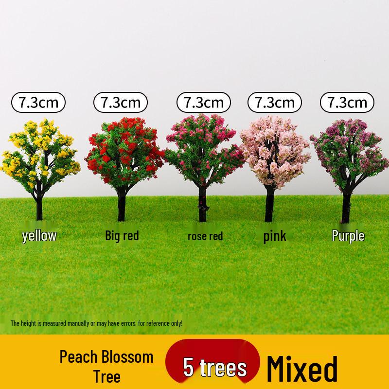 DIY Sand Table Building Trees Set - Handcrafted Miniature Landscape Models with Finished Tree Trunks