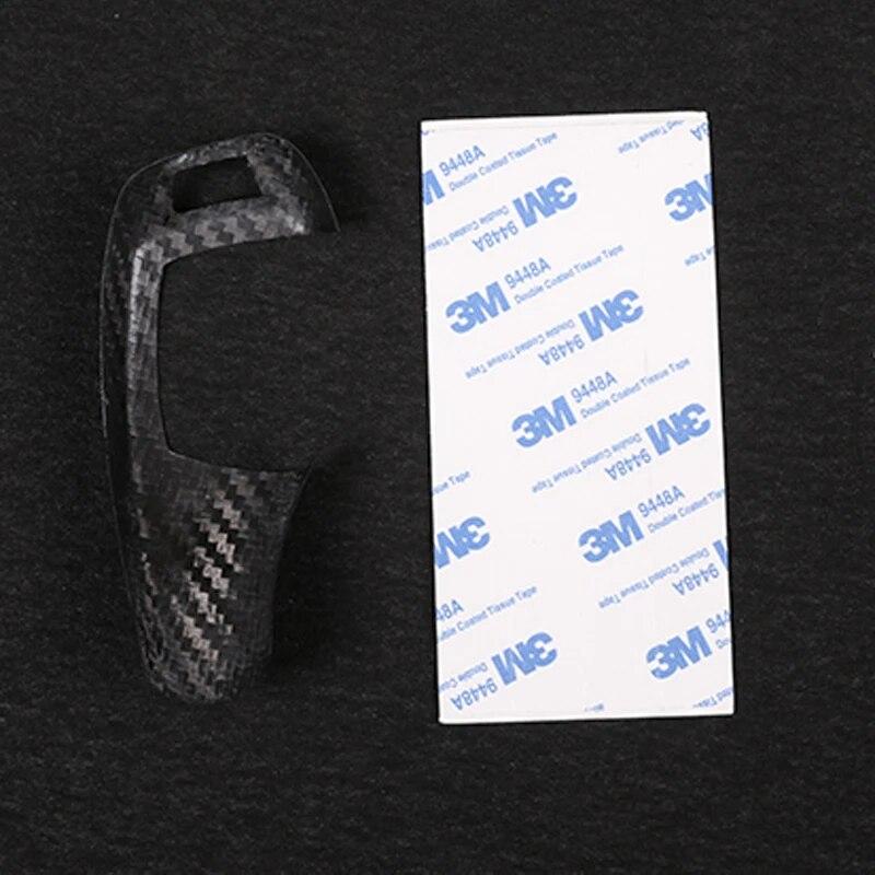 Carbon Fiber Car Gear Shift Handle Cover Stickers Accessories For BMW F30 F10 F20 G30 X5 E70 X6 E71 X3 F25 X4 F26 F34 F07 F06
