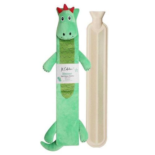 K Collection Dinosaur Ekstra Lang 2L Varmtvannsflaske og Trekk