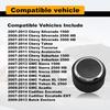 Car Rear Radio Volume Control Knob, Radio Repair Kit Replacement Button Compatible with 07-13 Chevy Tahoe Chevrolet Silverado GMC Acadia Sierra