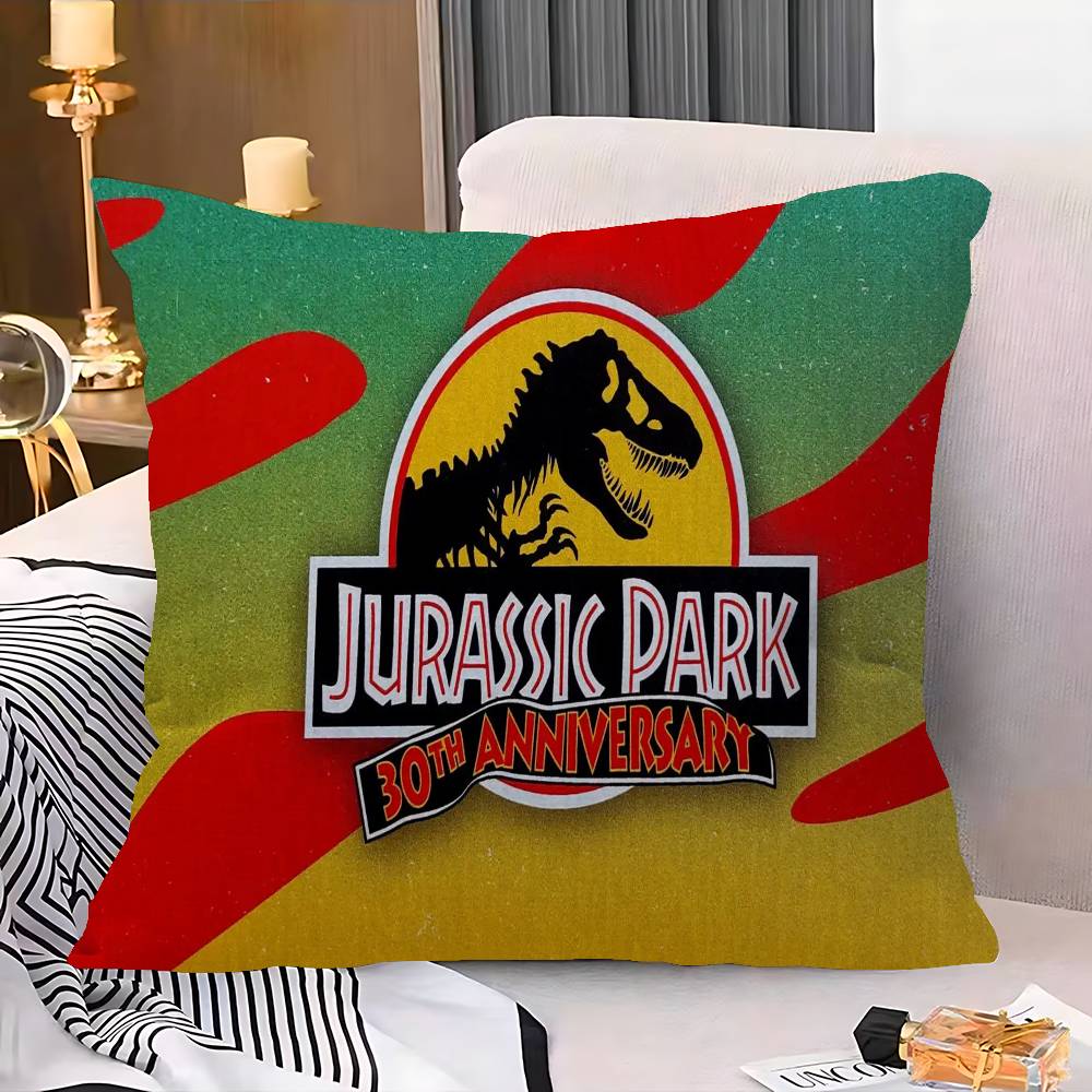Dinosaur Cartoon Jurassic Park Pillow Anime Pillow Sofa Bed Head Pillow Cover Cushion Cover 45x45 Cm Fashion