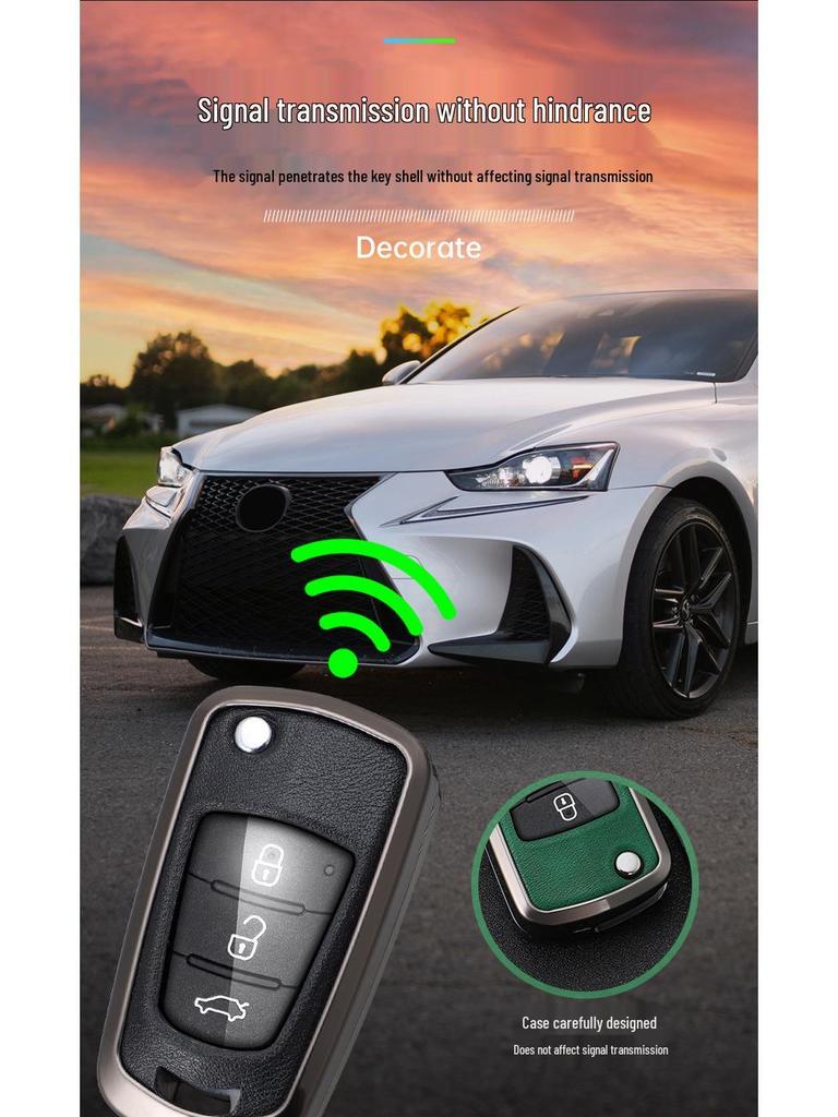 Haima S5 Key Case for 17 Models: M3, M6, S5 Young, Aishang EV - Metal Remote Control Shell with Buckle