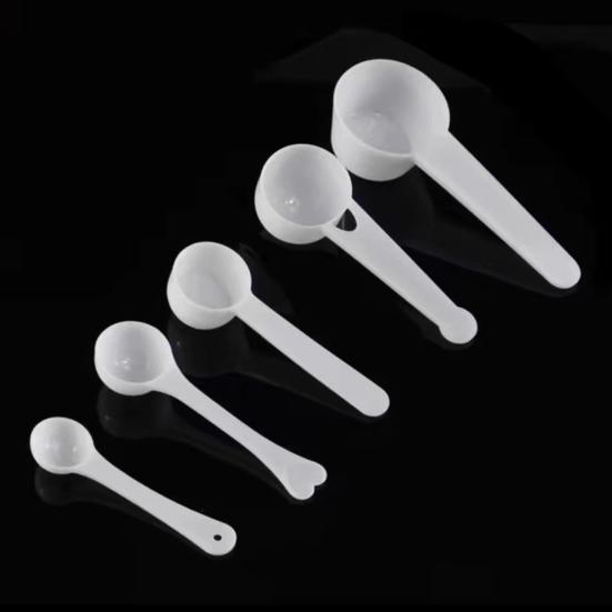 Precision Measuring Spoons Set Stackable Plastic Scoops for Coffee Pet Food Baking Spices Multi-Size Dry Ingredient Measuring Tools