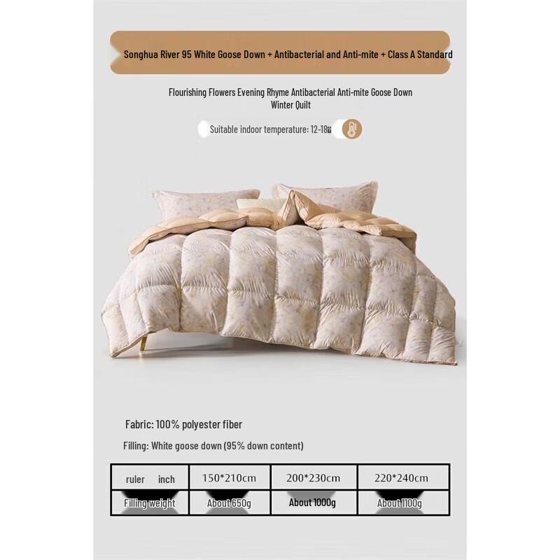 Mercury Home Textiles Goose Down Winter Duvet