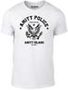 Amity Police Men's T-shirt - Jaws Shark Film 80's Retro Cult Gift Funny TV