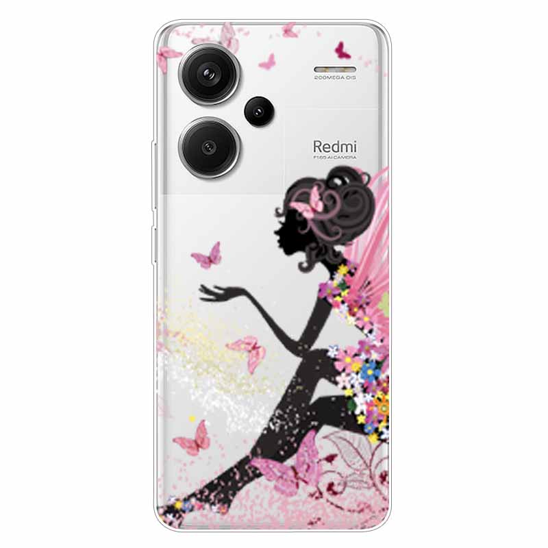 For Redmi Note 13 Pro Plus 5G Case Clear TPU Soft Back Cover for Xiaomi Redmi Note 13 Pro+ 5G Transparent Silicone Cases Funda