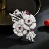 Senior brosjer blomst blad brosje pins for kvinner dress anheng mote brosjer smykker