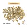 Spot Sale: Multi-Faceted Rivet with Rhinestones for Clothing, Bags, and Accessories - Pointed Bottom Glass Crystal Decor