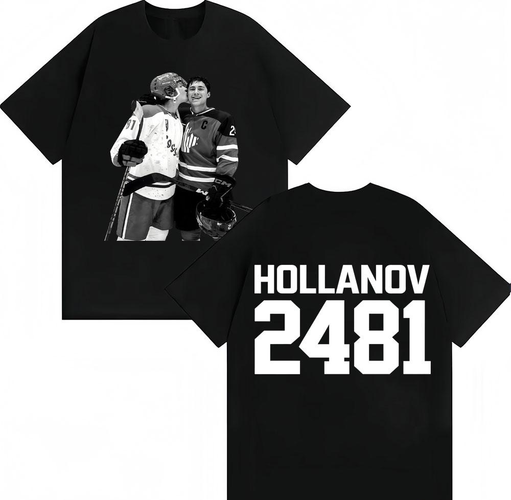 2026 Hot Heated Rivalry Shane Hollander Ilya Rozanov Hollanov 2481 T Shirts Men Vintage Fashion T Shirt Cotton Male Tshirt