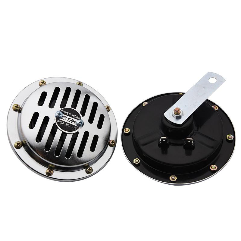 2pcs 12V 115DB Hella Super Loud Compact Electric Blast Tone Car Air Horn Kit For Motorcycle and Car Universal