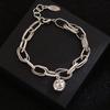 Fashionable Retro Bear Diamond Bracelet - Women's Unique High-End Charm