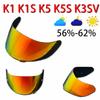 K1 Helmvisier für AGV K1 K1S K3SV K5 K5S Ersatzglas Motorradzubehör Gesichtsschutz Visière Moto UV-Schutz Polycarbonat