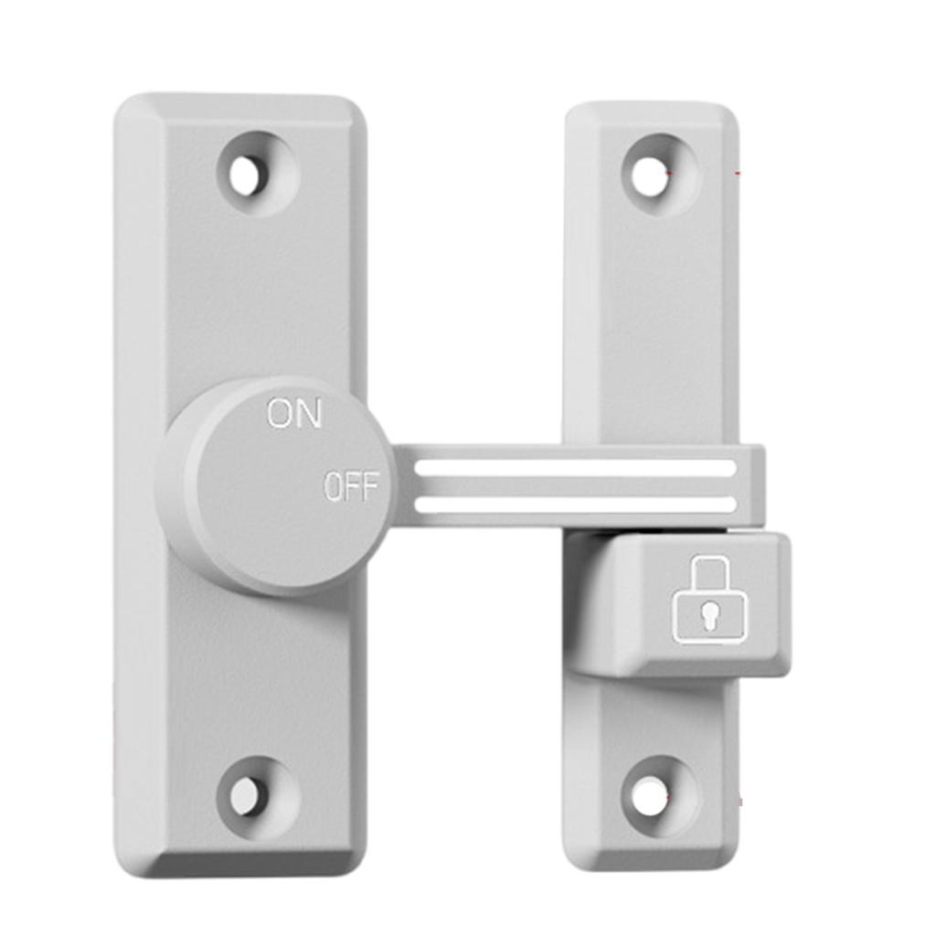 Sturdy Zinc Alloy Materials 90/180 Degree Bolts Lock for Enhances Security in Bedrooms Bathrooms and Storage Room