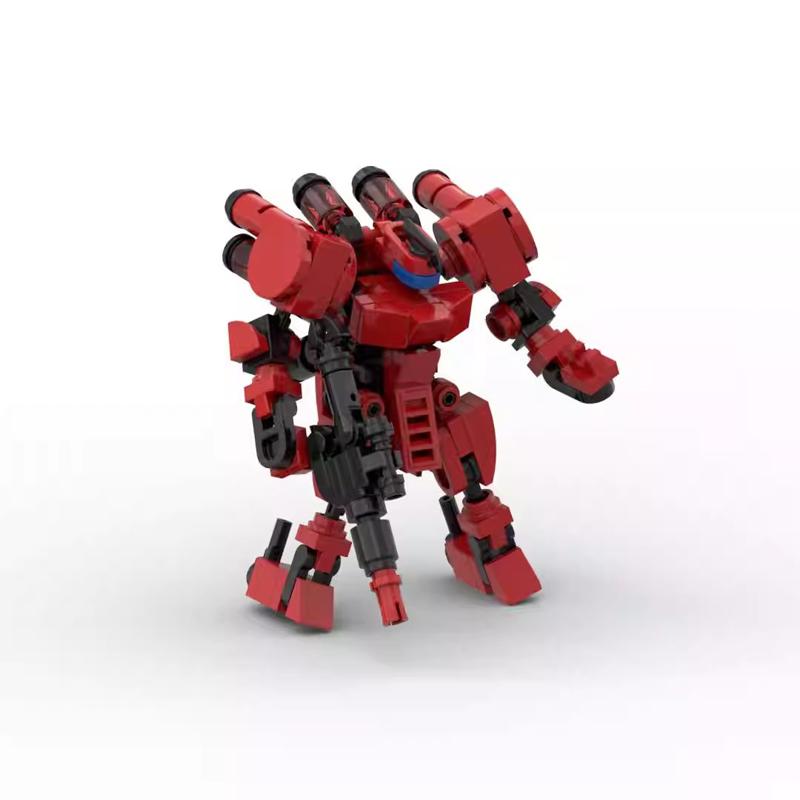 Mecha Warrior Blocks Model Boy Toys MOC Robot Action Anime Figure Building Blocks Kids Toys DIY Assembly Bricks Toy For Children