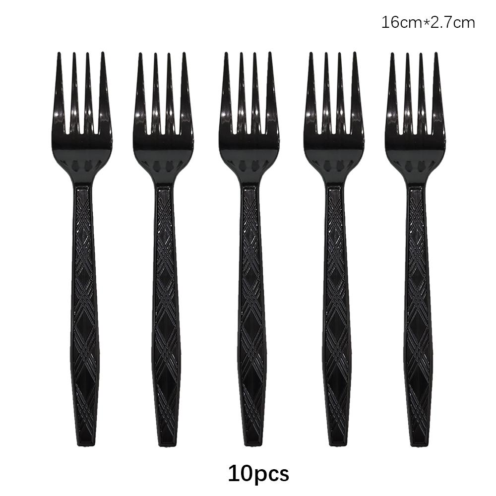 Disposable Knife Fork Spoon Cutlery Set Pink Blue Disposable Tableware Birthday Party Decorations Wedding Baby Shower Supplies
