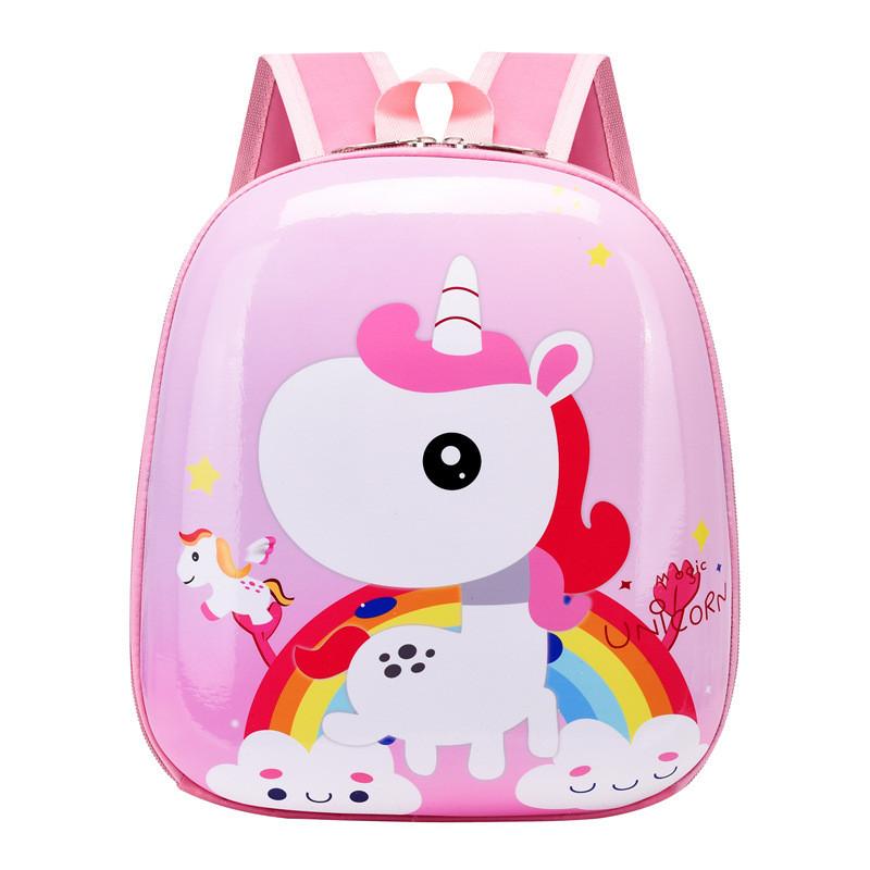 Childrens Cartoon Animal Pvc Backpack With Waterproof And Wearresistant Features For School Use