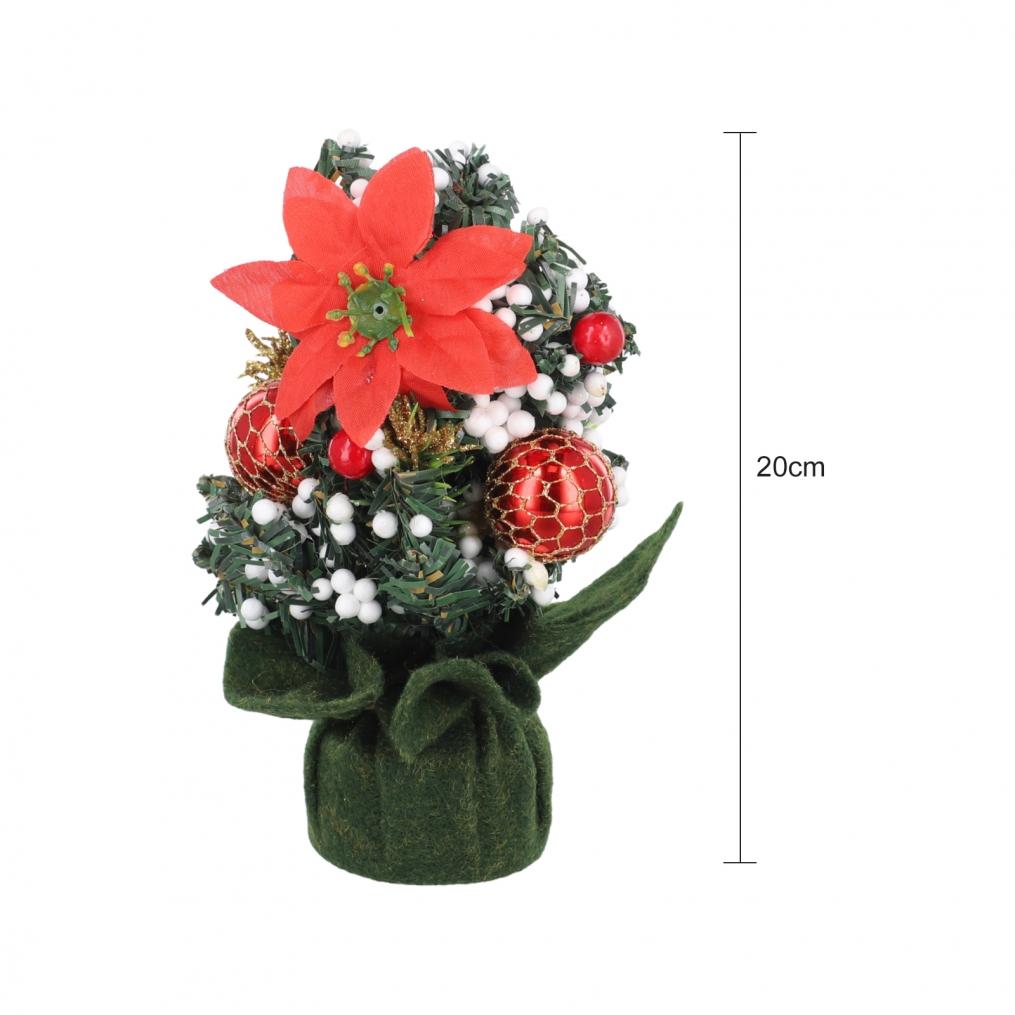 Miniature Table Top Christmas Tree for Seasonal Decorations Small and Charming