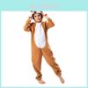 Pijama Infantil de Rena de Natal com Tecido de Poliéster Para Festa de Feriado Brincadeira