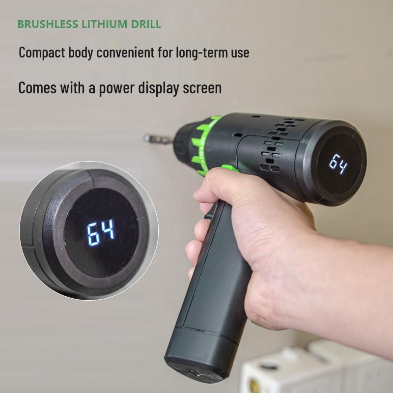 Compact USB-Rechargeable 12V Pocket Drill & Multifunctional Electric Screwdriver