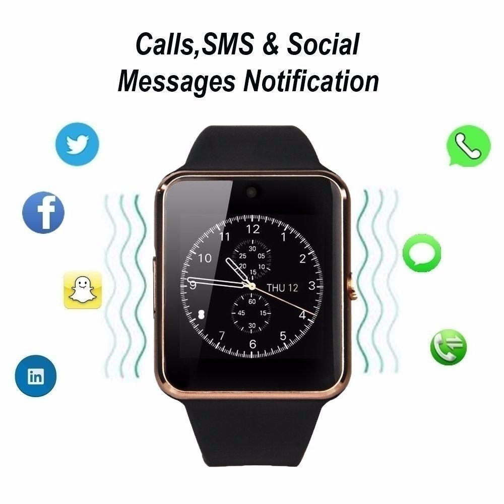 Bluetooth Smart Watch GT08 SIM Card for child kids tracker phone