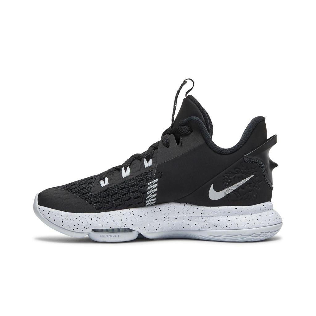 Nike LeBron Witness 5 'Black Metallic Silver' (Unisex) Black / White / Metallic Silver Basketball Shoes CQ9380 001