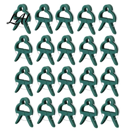 Elastic Plastic Plant Clips 20Pcs Support Clips Gentle Clamps Greenhouse Holders Tomato Cage for Climbing Vines Flowers Stems Professional Clamps