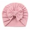 New Baby Jacquard Hat, Cute Boneless Fetal Hat for Infants and Toddlers, Cute Bow Hat for Children