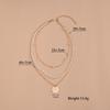 Geometric Disc Pearl Beaded Multi-layered Women's Necklace Accessories