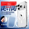 Magnetic Transparent Protective Case for Apple 17 Pro Max - Drop-proof with Photo Button