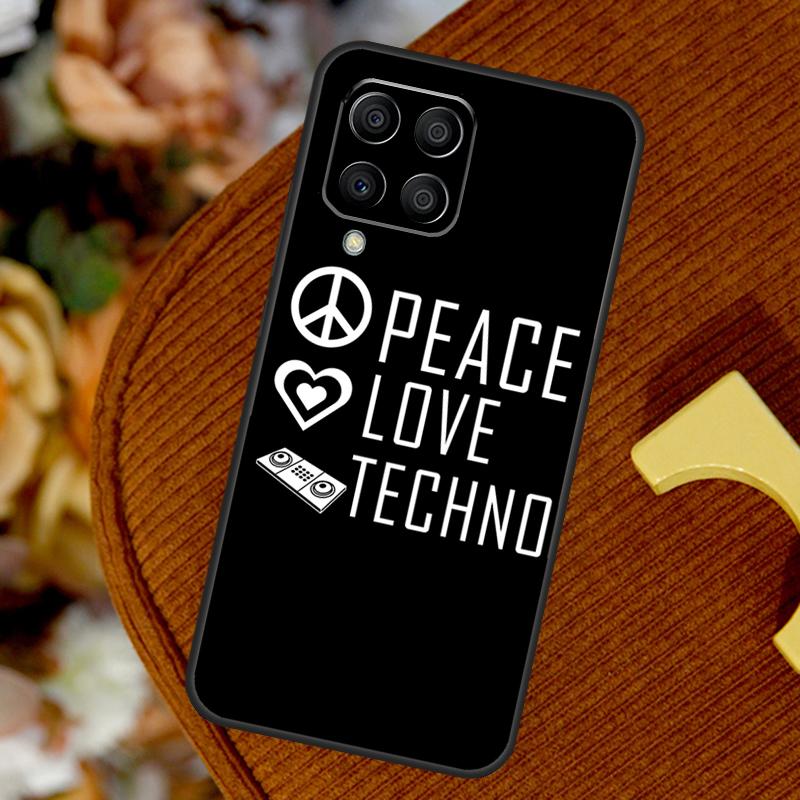 Love Techno Music Quotes For Samsung Galaxy M32 M52 M12 M55 M15 M13 M23 M33 M53 M20 M21 M51 M34 M54 M30s M31s Case