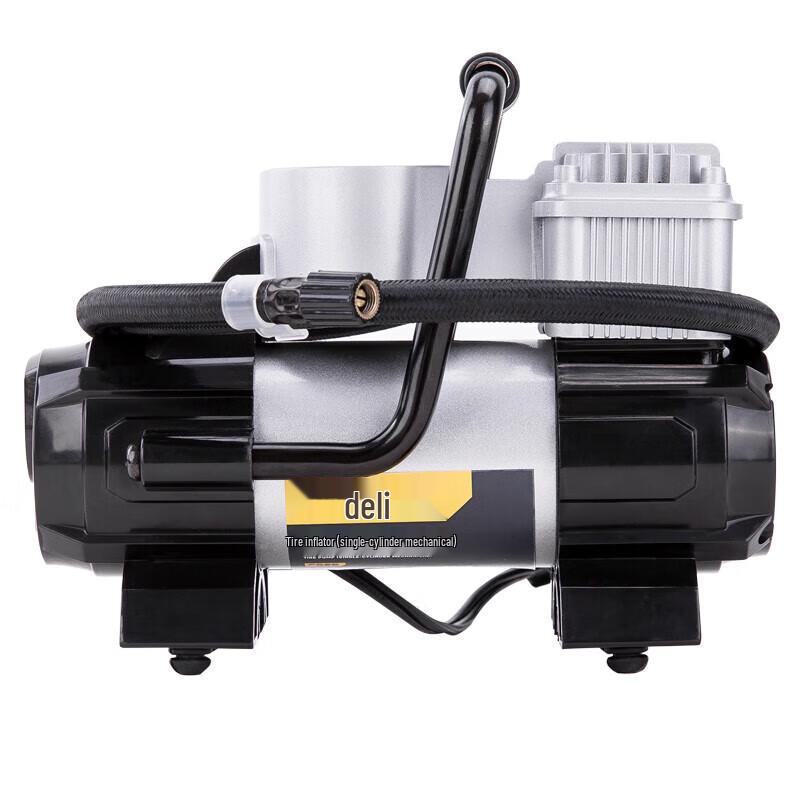 Deli Metal Dual-Cylinder Car Tire Inflator