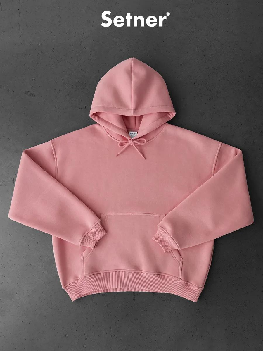 

Men s Women s Oversized Y2k Unprinted Hoodies Couple s Streetwear Loose Sweatshirt Harajuku Hip Hop Female Male Comfortable Tracksuit XXXL чорний