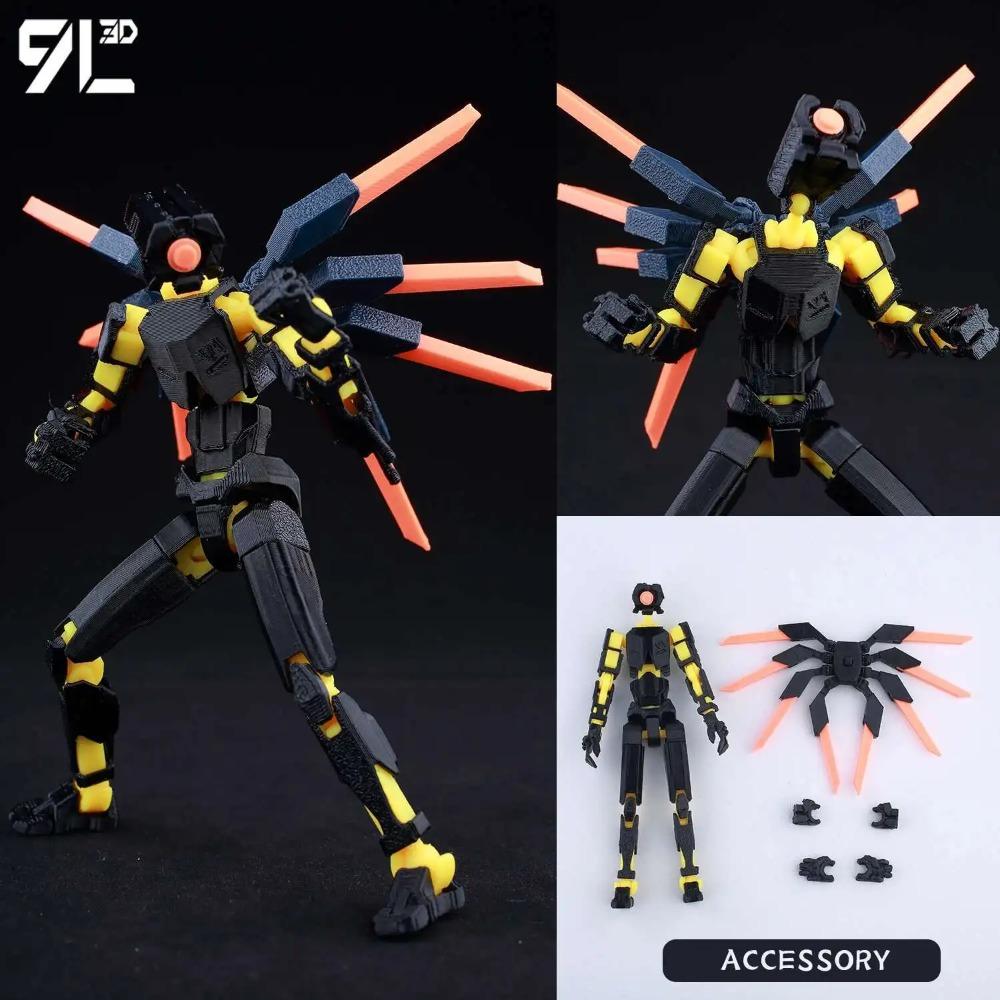 

Lucky13 Dummy13 Ultrakill V1 Серія Аніме Персонажі - 3D-друкований Багатосуглобовий Деформований Тіло Позуюча Модель Багатоколірні Іграшки Подарунок