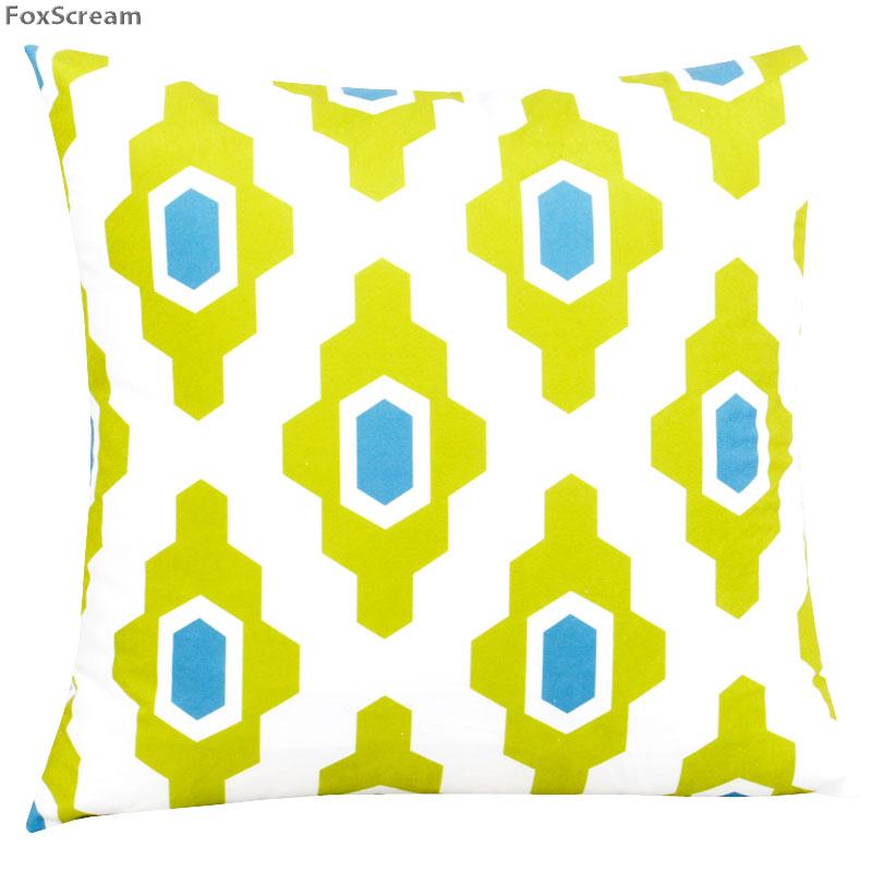 Nordic Style Decorative Pillows Cushion Yellow Gray Geometric Cases Cover Home Decor Black White