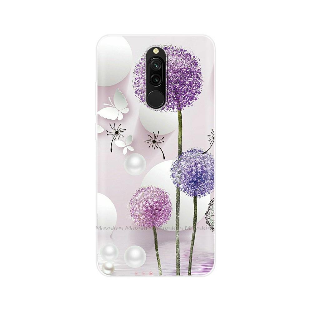 For Redmi 8 8A Pro Case TPU Silicone Shockproof Cat Phone Cover For Redmi 8 8A 7 7A redmi7 Transparent Funda Printing Soft Coque