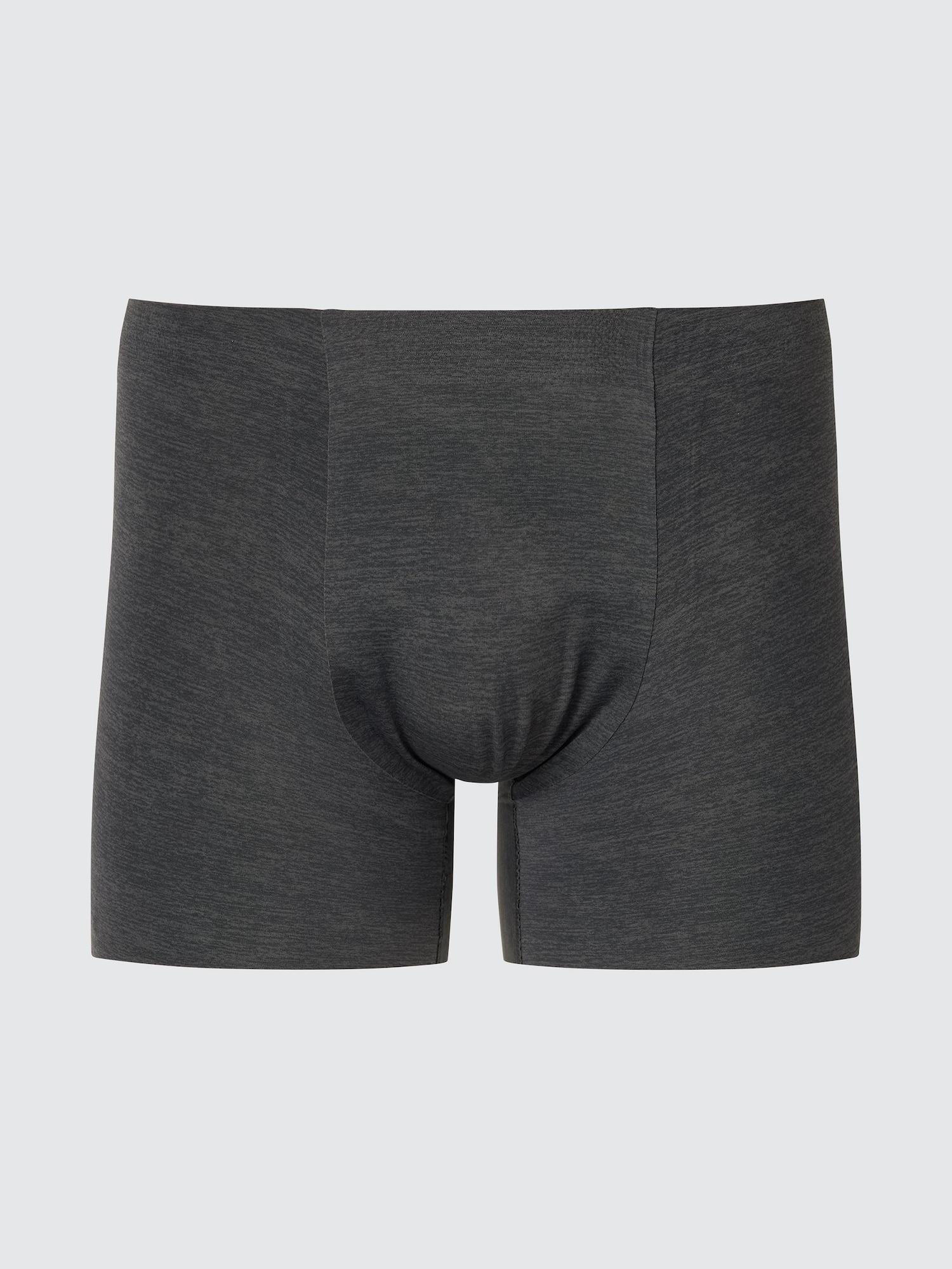 Uniqlo Airism Seamless Boxer Brief 08 DARK GRAY/MEN L