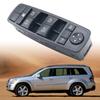Car Interior Window Lift Panel 2518200110 for Routine Repair, Black Door Control Piece with Four Lift Buttons, Mirror Adjust Pad and Lock Key Layout