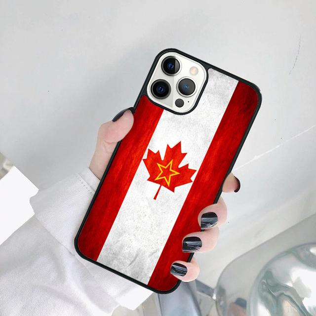 Canada Flag Phone Case Cover For for iPhone 17 Air 15 16 14 11 12 13 Pro MAX Plus