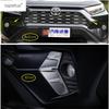 Front Fog Light FogLight Lamp Eyelid Eyebrow Decoration Cover Trim For TOYOTA RAV4 RAV 4 XA50  - 2024 ABS Chrome Accessories