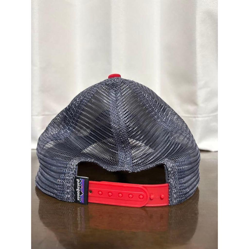 Used Patagonia Fitz Roy Bear Cap STY38200 Mesh Red