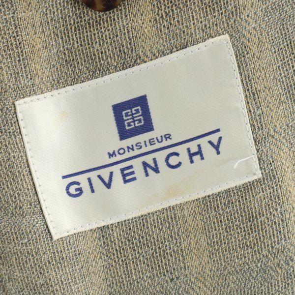 GIVENCHY linen tailored jacket L Brown Men's Used