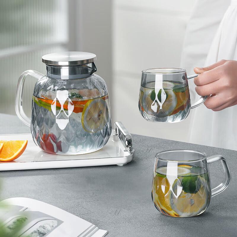 Deslon Dragon Scale Glass Cold Water Pitcher Set