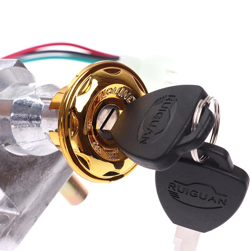Qiaoge 4 Cables Lock Little Turtle Power Lock Thunder Wang Fuxi Motorcycle Lock