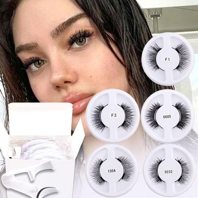 Lashie - Magnetic Multipack False Eyelashes with Tweezers
