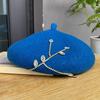 New Rhinestone Beret Fashionable Versatile Woolen Hat Autumn and Winter Three-dimensional Thickened Women's Painter Hat Tide