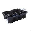 Tool Storage with Adjustable Dividers And Comfortable Grip