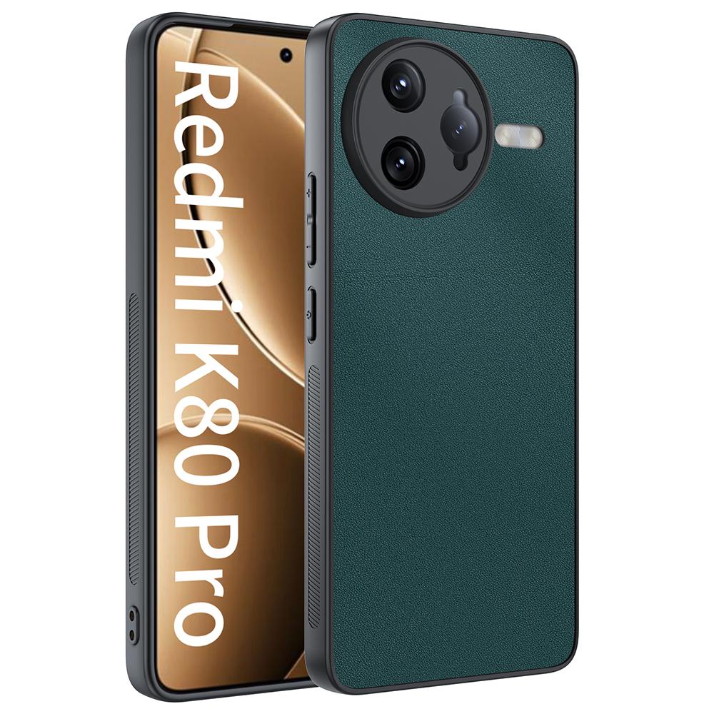 For Xiaomi Poco F7 Ultra 5G/Redmi K80 Pro 5G Case PU Leather Coated PC+TPU Anti-Drop Phone Cover