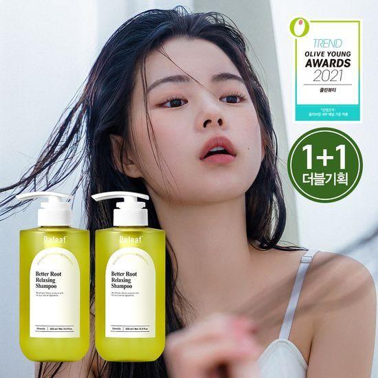 Daleaf Relaxing Shampoo Double Plan (500ml+500ml) (Hair loss relief)