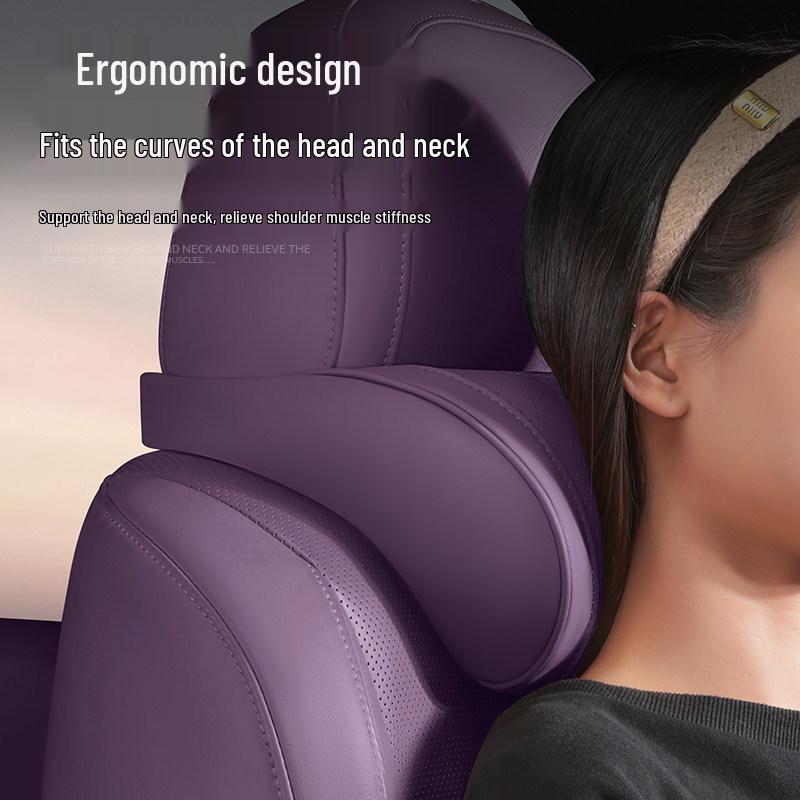 Xpeng P7/P5 Headrest Neck Pillow & Lumbar Support Cushion for Comfort in Car Interior