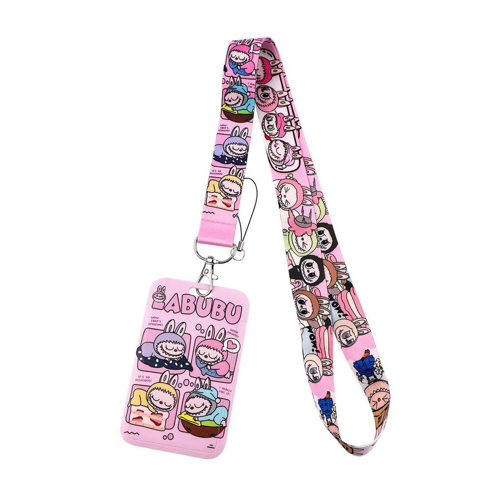 Neue Ausweishalter Kartenfach Verstellbares Nackenband für Ausweise, Büro, Schule - Weiches Stoff-Lanyard für Krankenschwestern, Lehrer, Kinder